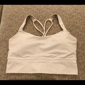 COPY - Lululemon Longline Free to Be Bra White 6